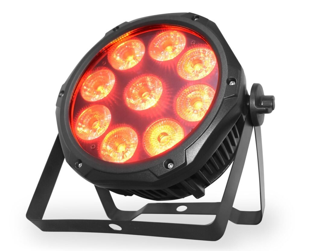 lightmaXX 7-LED Waterproof Tree-Washing Floodlight (Full-Color 5-in-1 COB) – Suitable for Conference Rooms, Livestream Studios, and Audience Lighting